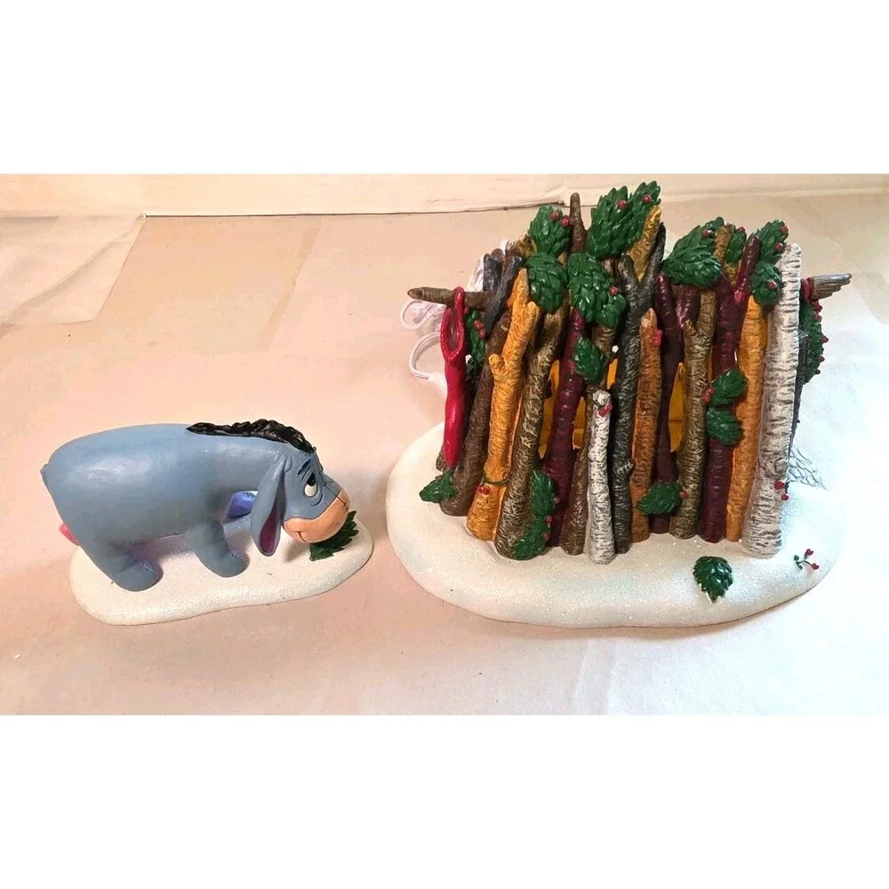 Department 56 Disney Your Place Never Looked Better Eeyore Holiday set Works